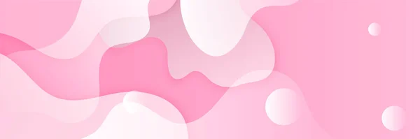 Fondo Banner Abstracto Rosa Vector Abstracto Diseño Gráfico Banner Patrón — Vector de stock