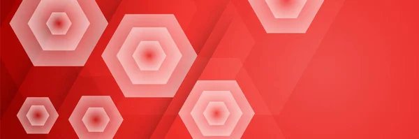 红色梯度背景下的文摘线型技术 矢量抽象图形设计横幅图案背景模板 — 图库矢量图片