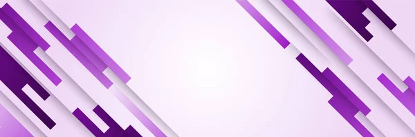 広いバナーのための濃い紫色の背景 ベクトル抽象グラフィックデザインバナーパターン背景テンプレート — ストックベクタ