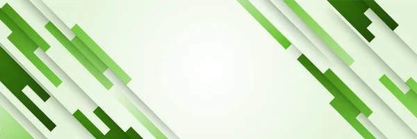Banner Vetorial Gradiente Verde Abstrato Meio Tom Pontilhado Mínimo Contemporâneo — Vetor de Stock