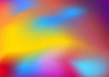 Bahar teması soyut ışık bulanık renk değişimiyle arka planı bulanıklaştırdı. Grafik tasarımın için pürüzsüz bir şablon. Vektör illüstrasyonu.