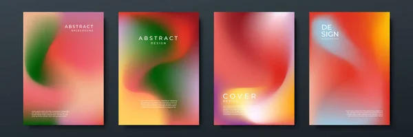 動的ぼやけた効果を持つ抽象グラデーションテクスチャの背景 プレゼンテーションデザイン チラシ ソーシャルメディアカバー ウェブバナー 技術ポスターのための現代的な流行の新鮮な色と最小勾配の背景 — ストックベクタ