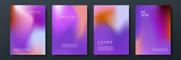 带动态模糊效果的梯度纹理背景 具有现代粉色紫色色彩的最小渐变背景 用于展示设计 社交媒体封面 网页横幅 技术海报 — 图库矢量图片