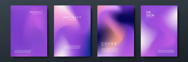 動的ぼやけた効果を持つ抽象グラデーションテクスチャの背景 プレゼンテーションデザイン チラシ ソーシャルメディアカバー ウェブバナー 技術ポスターのための近代的なピンク紫色と最小グラデーションの背景 — ストックベクタ