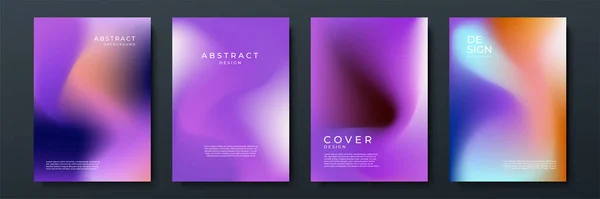 動的ぼやけた効果を持つ抽象グラデーションテクスチャの背景 プレゼンテーションデザイン チラシ ソーシャルメディアカバー ウェブバナー 技術ポスターのための近代的なピンク紫色と最小グラデーションの背景 — ストックベクタ