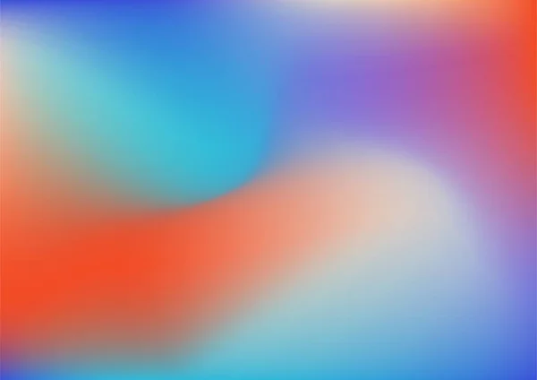 Blauw Roze Paars Groen Oranje Verloop Abstracte Wazige Achtergrond — Stockvector