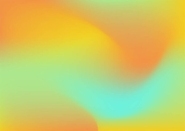 Multi colored blurred background with abstract light blurred color gradient. Smoke effect banner for your creative graphic design. Vector illustration.