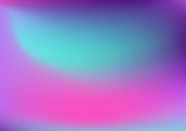 Bulanık arkaplan, modern soyut, bulanık kırmızı, neon, turuncu, yeşil ve koyu mavi gradyan. Grafik tasarımın için pürüzsüz bir şablon. Vektör illüstrasyonu.