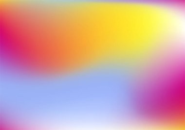 Bulanık arkaplan, modern soyut, bulanık kırmızı, neon, turuncu, yeşil ve koyu mavi gradyan. Grafik tasarımın için pürüzsüz bir şablon. Vektör illüstrasyonu.