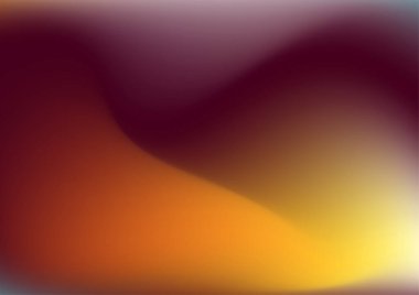 Bulanık arkaplan, modern soyut, bulanık kırmızı, neon, turuncu, yeşil ve koyu mavi gradyan. Grafik tasarımın için pürüzsüz bir şablon. Vektör illüstrasyonu.