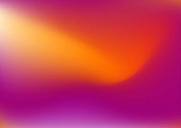 Gradiente Abstrato Desfocado Fundo Com Laranja Azul Rosa Neon Violeta — Vetor de Stock
