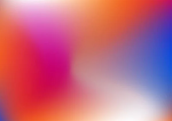 Абстрактный Градиент Размытый Фон Оранжево Голубым Розовым Фиолетовым Неоновым Яркими — стоковый вектор