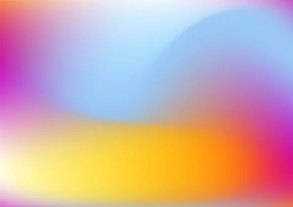 Абстрактный Градиент Размытый Фон Оранжево Голубым Розовым Фиолетовым Неоновым Яркими — стоковый вектор