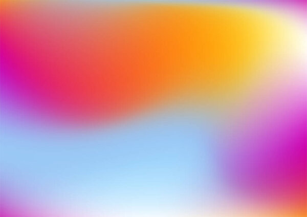Abstract gradient blurred background with orange blue pink purple violet neon and bright colors