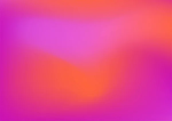 オレンジ色のピンク紫色のネオンと明るい色で背景をぼかした抽象的なグラデーション — ストックベクタ