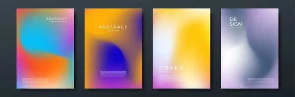 動的ぼやけた効果を持つ抽象グラデーションテクスチャの背景 プレゼンテーションデザイン チラシ ソーシャルメディアカバー ウェブバナー 技術ポスターのための現代的な流行の新鮮な色と最小勾配の背景 — ストックベクタ