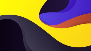 Basit minimalist tasarıma sahip soyut renkli arkaplan