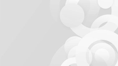 Sunum tasarımı, el ilanı, sosyal medya kapağı, web pankartı, teknik afiş için modern moda beyaz gri gradyan ile soyut arkaplan