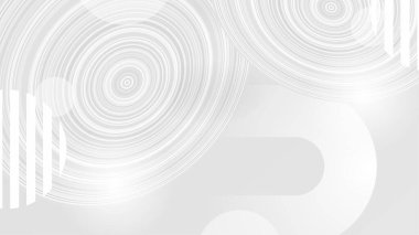 Sunum tasarımı, el ilanı, sosyal medya kapağı, web pankartı, teknik afiş için modern moda beyaz gri gradyan ile soyut arkaplan