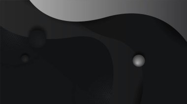 Sunum tasarımı, el ilanı, sosyal medya kapağı, web pankartı, teknoloji afişi için modern moda gradyan doku rengine sahip soyut siyah arkaplan