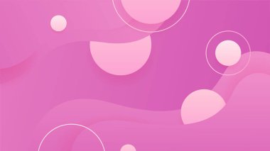 Sunum tasarımı, el ilanı, sosyal medya kapağı, web pankartı, teknoloji afişi için modern moda gradyan doku rengine sahip soyut pembe arkaplan