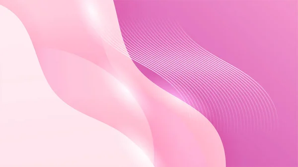 具有现代趋势梯度纹理色彩的粉色背景 用于展示设计 社交媒体封面 网页横幅 技术横幅 — 图库矢量图片