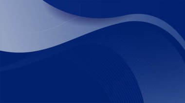 Sunum tasarımı, el ilanı, sosyal medya kapağı, web pankartı ve teknoloji afişi için modern modayı gösteren koyu mavi arkaplan