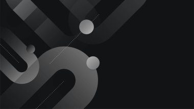 Sunum tasarımı, el ilanı, sosyal medya kapağı, web pankartı, teknoloji afişi için modern moda gradyan doku rengine sahip soyut siyah arkaplan