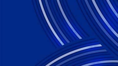 Sunum tasarımı, el ilanı, sosyal medya kapağı, web pankartı ve teknoloji afişi için modern modayı gösteren koyu mavi arkaplan