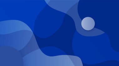 Sunum tasarımı, el ilanı, sosyal medya kapağı, web pankartı ve teknoloji afişi için modern modayı gösteren koyu mavi arkaplan