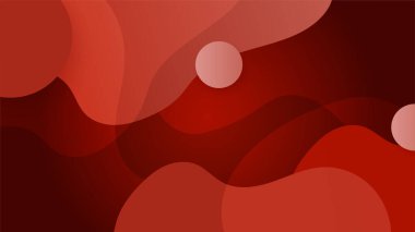 Sunum tasarımı, el ilanı, sosyal medya kapağı, web pankartı ve teknoloji afişi için modern modayı takip eden kırmızı arkaplan