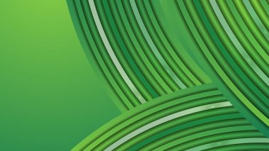 Sunum tasarımı, el ilanı, sosyal medya kapağı, web pankartı ve teknoloji afişi için modern modayı takip eden yeşil arkaplan