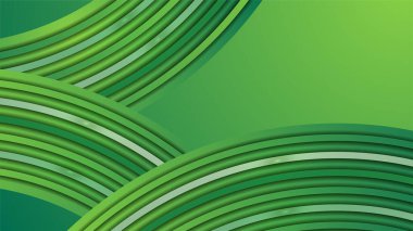 Sunum tasarımı, el ilanı, sosyal medya kapağı, web pankartı ve teknoloji afişi için modern modayı takip eden yeşil arkaplan