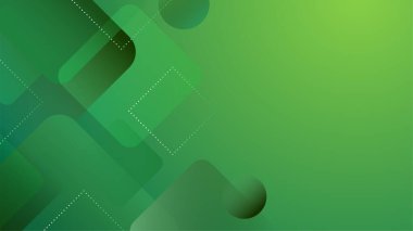 Sunum tasarımı, el ilanı, sosyal medya kapağı, web pankartı ve teknoloji afişi için modern modayı takip eden yeşil arkaplan