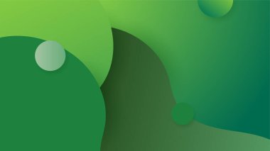 Sunum tasarımı, el ilanı, sosyal medya kapağı, web pankartı ve teknoloji afişi için modern modayı takip eden yeşil arkaplan