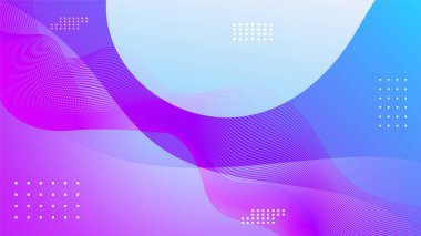 Renkli şekillere, dalgalara, çizgilere, dairelere ve desenlere sahip soyut arkaplan