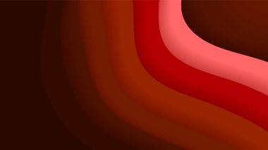 kırmızı arka plan ile dalgalar