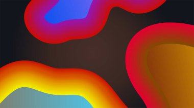 Renkli Geometrik soyut tasarım arkaplanı