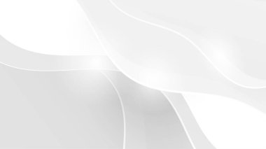 Sunum tasarımı, el ilanı, sosyal medya kapağı, web pankartı, teknik afiş için modern moda beyaz gri gradyan ile soyut arkaplan