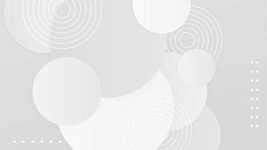 Sunum tasarımı, el ilanı, sosyal medya kapağı, web pankartı, teknik afiş için modern moda beyaz gri gradyan ile soyut arkaplan