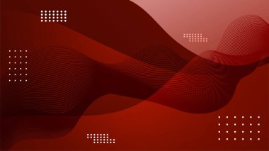 Sunum tasarımı, el ilanı, sosyal medya kapağı, web pankartı ve teknoloji afişi için modern modayı takip eden kırmızı arkaplan