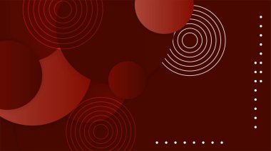 Sunum tasarımı, el ilanı, sosyal medya kapağı, web pankartı ve teknoloji afişi için modern modayı takip eden kırmızı arkaplan