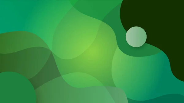 Abstrakte Grüne Hintergrund Mit Modernen Trendigen Farbverlauf Textur Farbe Für — Stockvektor