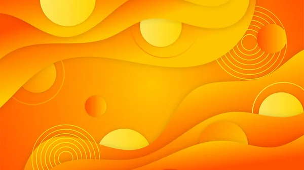 現代的な企業コンセプトデザインのオレンジ抽象的な背景 — ストックベクタ
