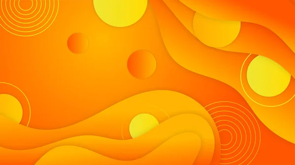 Oranje Abstracte Achtergrond Met Modern Corporate Concept Design — Stockvector
