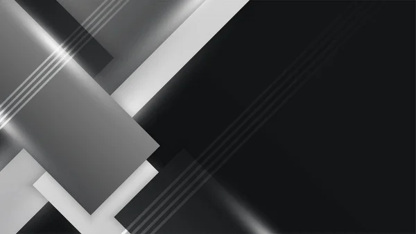 Abstract Zwarte Achtergrond Met Moderne Trendy Kleurverloop Voor Presentatie Ontwerp — Stockvector