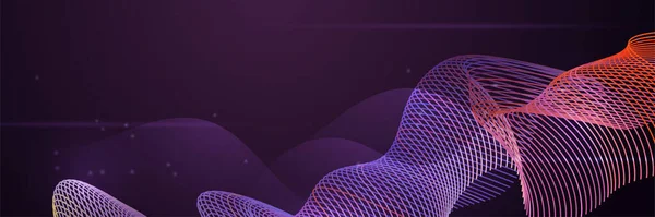 Diseño Banner Digital Tecnología Púrpura Diseño Moderno Lujo Futurista Tecnología — Archivo Imágenes Vectoriales