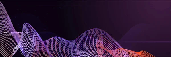 Дизайн Цифрового Баннера Фиолетовой Технологии Дизайн Современных Роскошных Футуристических Технологий — стоковый вектор