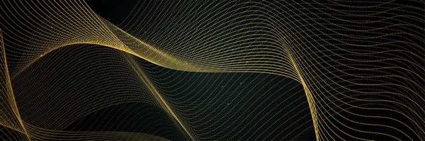 Дизайн Цифрових Банерів Чорно Золотих Технологій Дизайн Сучасних Розкішних Футуристичних — стоковий вектор