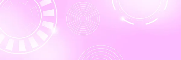 Рожева Технологія Цифрового Банерного Дизайну Дизайн Сучасних Розкішних Футуристичних Технологій — стоковий вектор